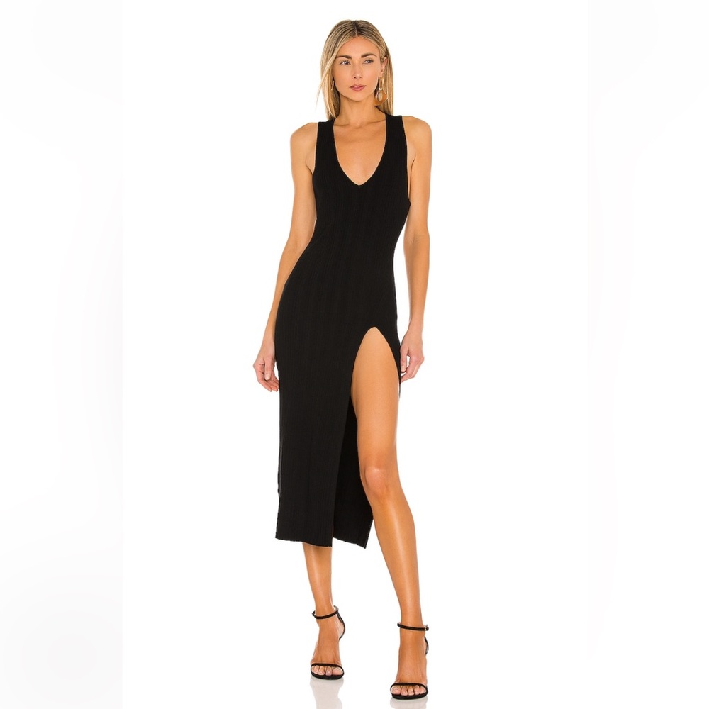 Revolve x MichaelCostello rib bodycon dress